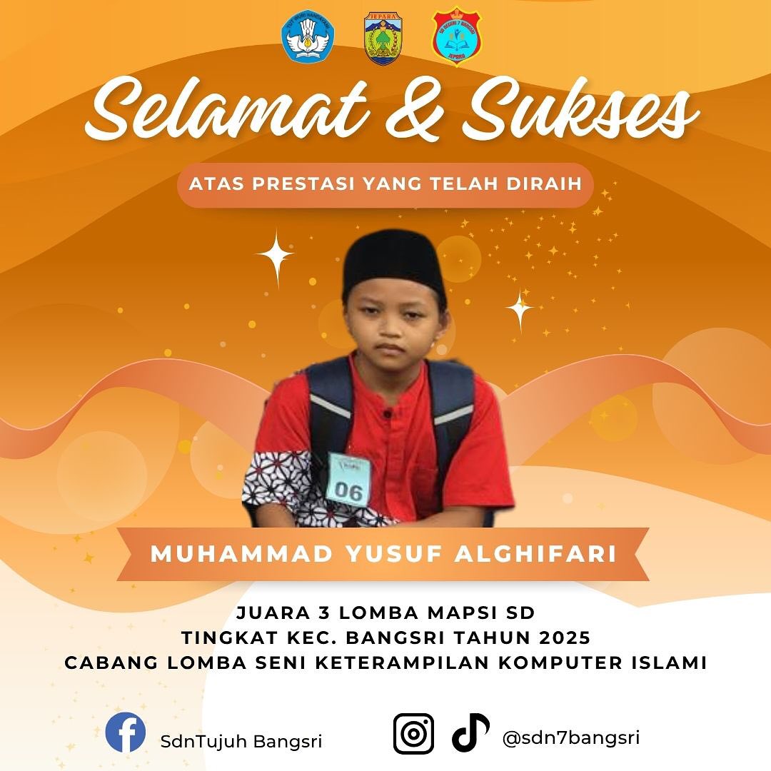 Juara 3 Seni Keterampilan Komputer Islami Putra